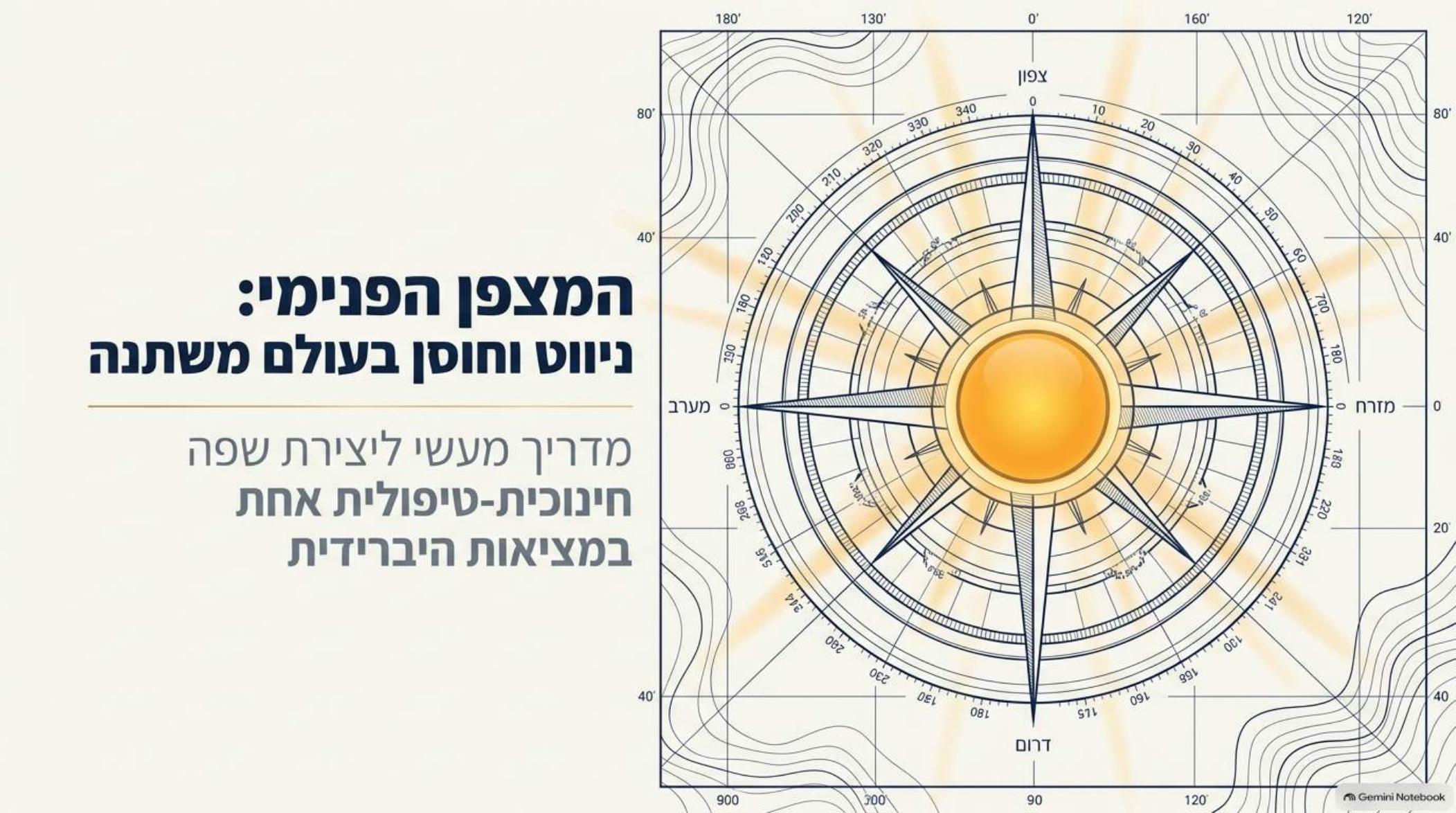 שקף פתיחה - המצפן הפנימי
